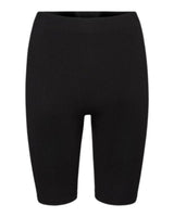 Sort Vero Moda cykelshorts i rib - 10252055