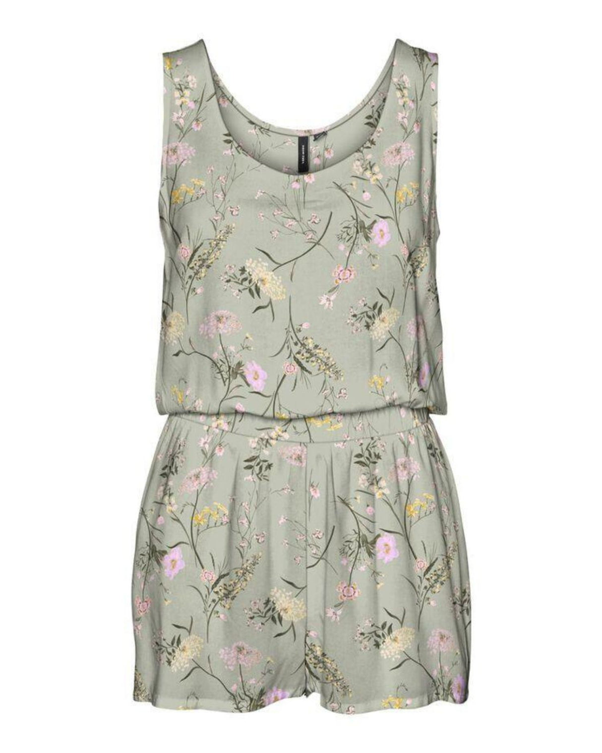 Lysegrøn Vero Moda shortsdragt - Blomster - 10264679