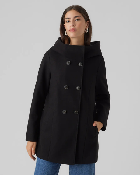 Sort - Black - Vero Moda -  Frakke - 10291044