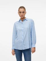 Blå - Cornflower blue/Liva Navy - Vero Moda - Skjorte - 10305085