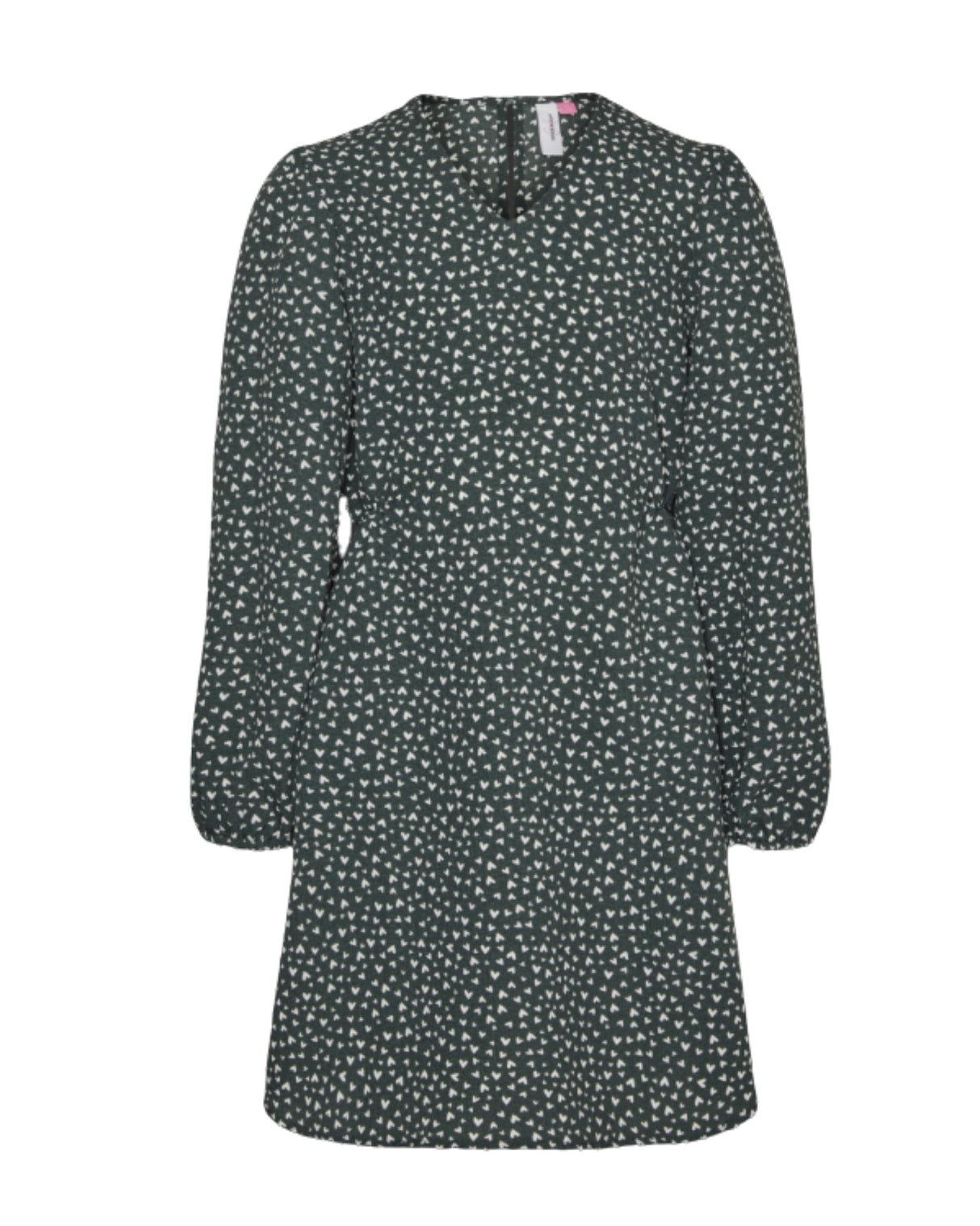 Grøn - Balsam green - Vero Moda girls - Kjole - hjerter - 10311375