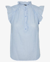 Blå - marina - snow white - Vero moda - top - 10314988