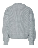 Grå - Light Grey Melange - Name it - Strik - 10315603