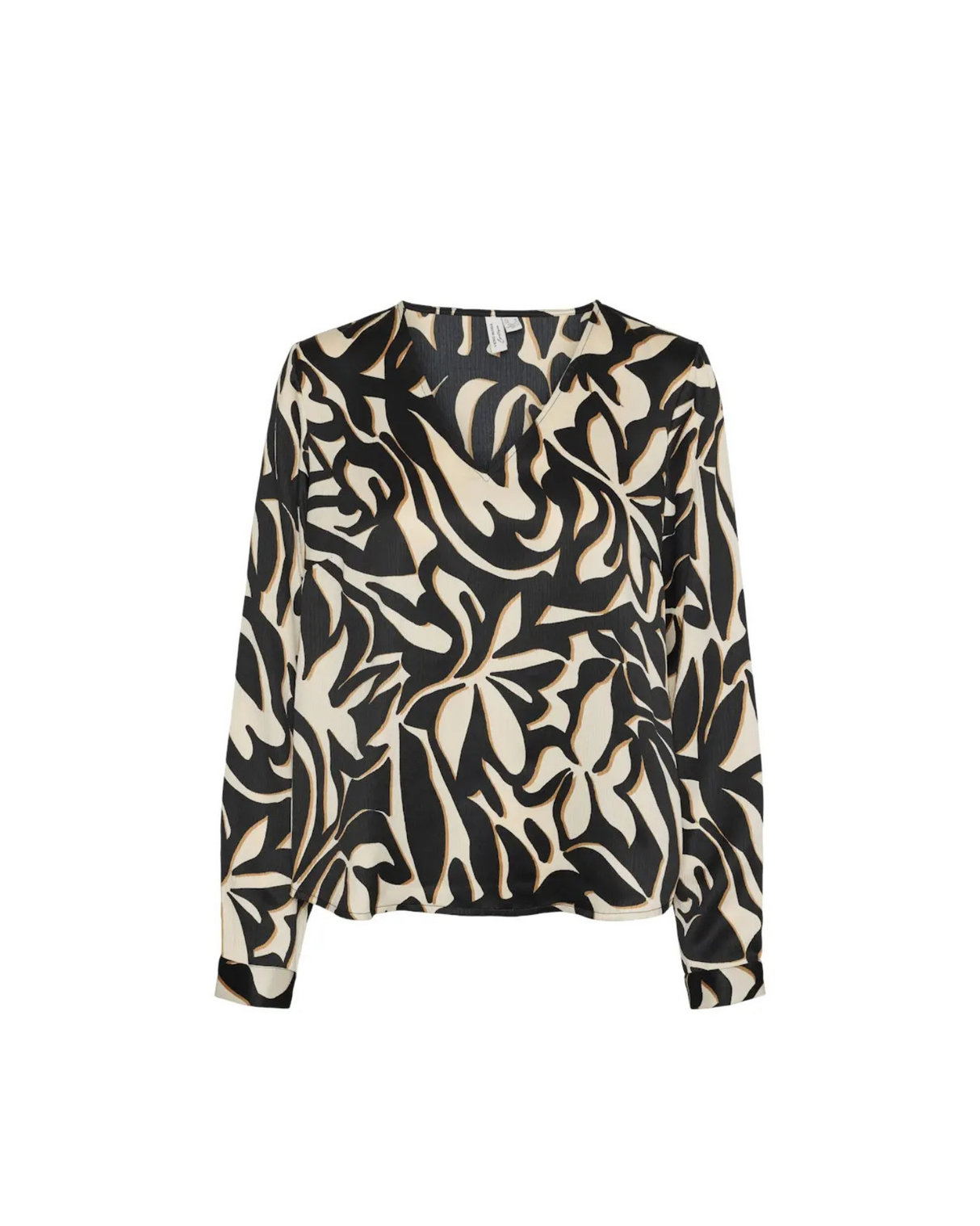 Sort - Birch Vega - Vero Moda - Bluse - Mønster - 10322826