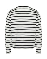 Hvid - Snow white-Black - Vero Moda - Bluse - 10323360