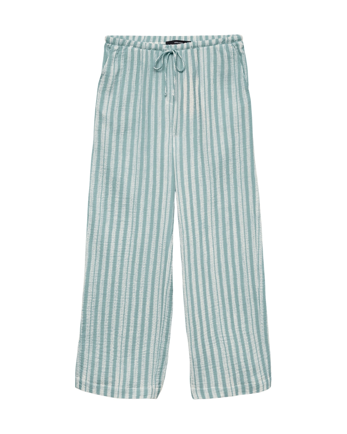 Grøn - Gray Mist - Vero Moda - Bukser - Striber - 10325865