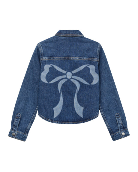 Blå - Medium Blue Denim - Vero Moda Girl - Denim Jakke - 10330802