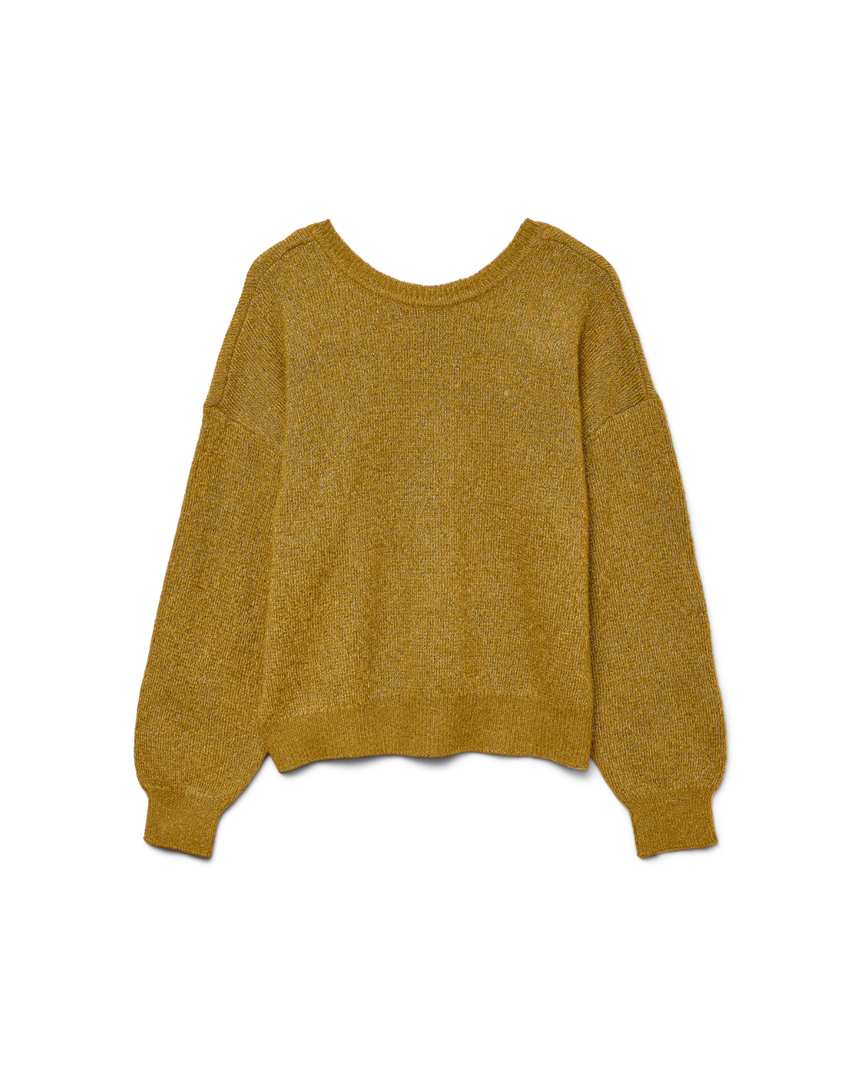 Gul - harvest gold - Vero Moda - strik trøje - 10331546