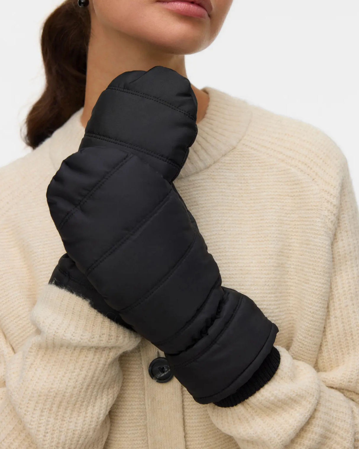 Sand/black - Birch/Black - Pieces - Sweater - 17154521