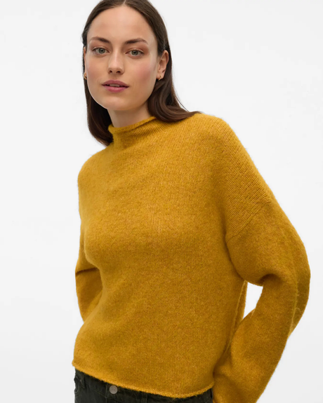 Gul - Harvest Gold - Vero Moda - Strik - 10334863