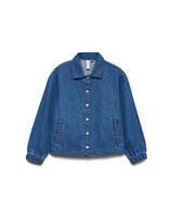 Blå - Medium Blue Denim - Vero Moda - denim skjorte - 10335424