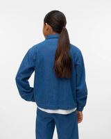 Blå - Medium Blue Denim - Vero Moda - denim skjorte - 10335424