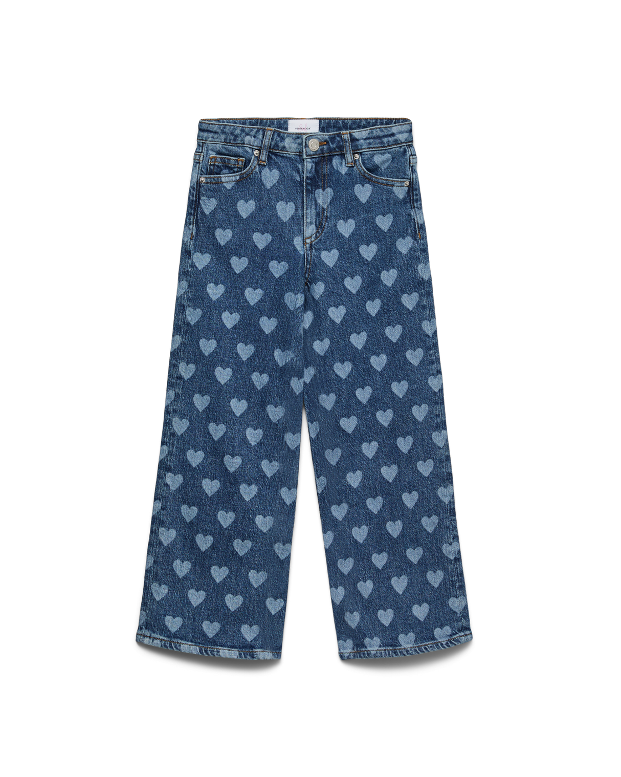 Blå - Medium Blue Denim - Vero Moda - Jeans - Hjerter - 10346279