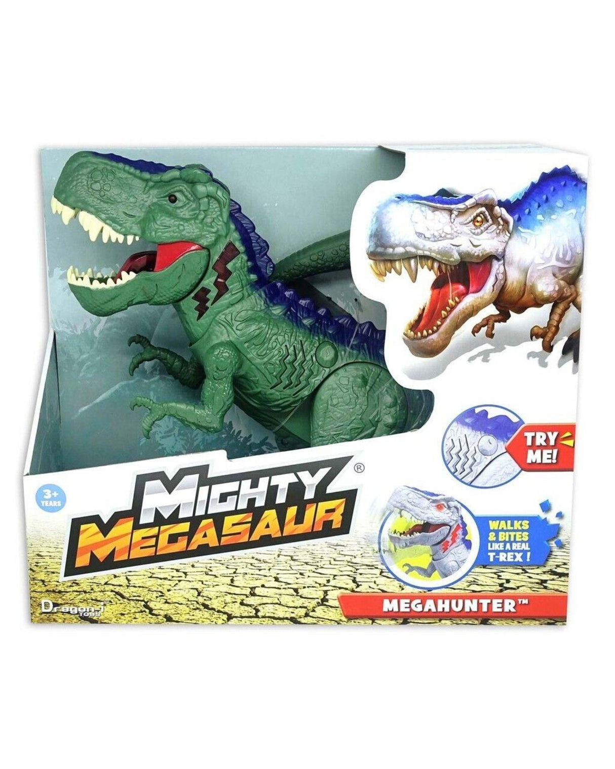 Mighty Megasaur 30 cm Mega Hunter T-Rex. Green