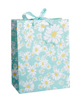 Lille gavepose med blomsterdesign – 23 x 18 x 10 cm