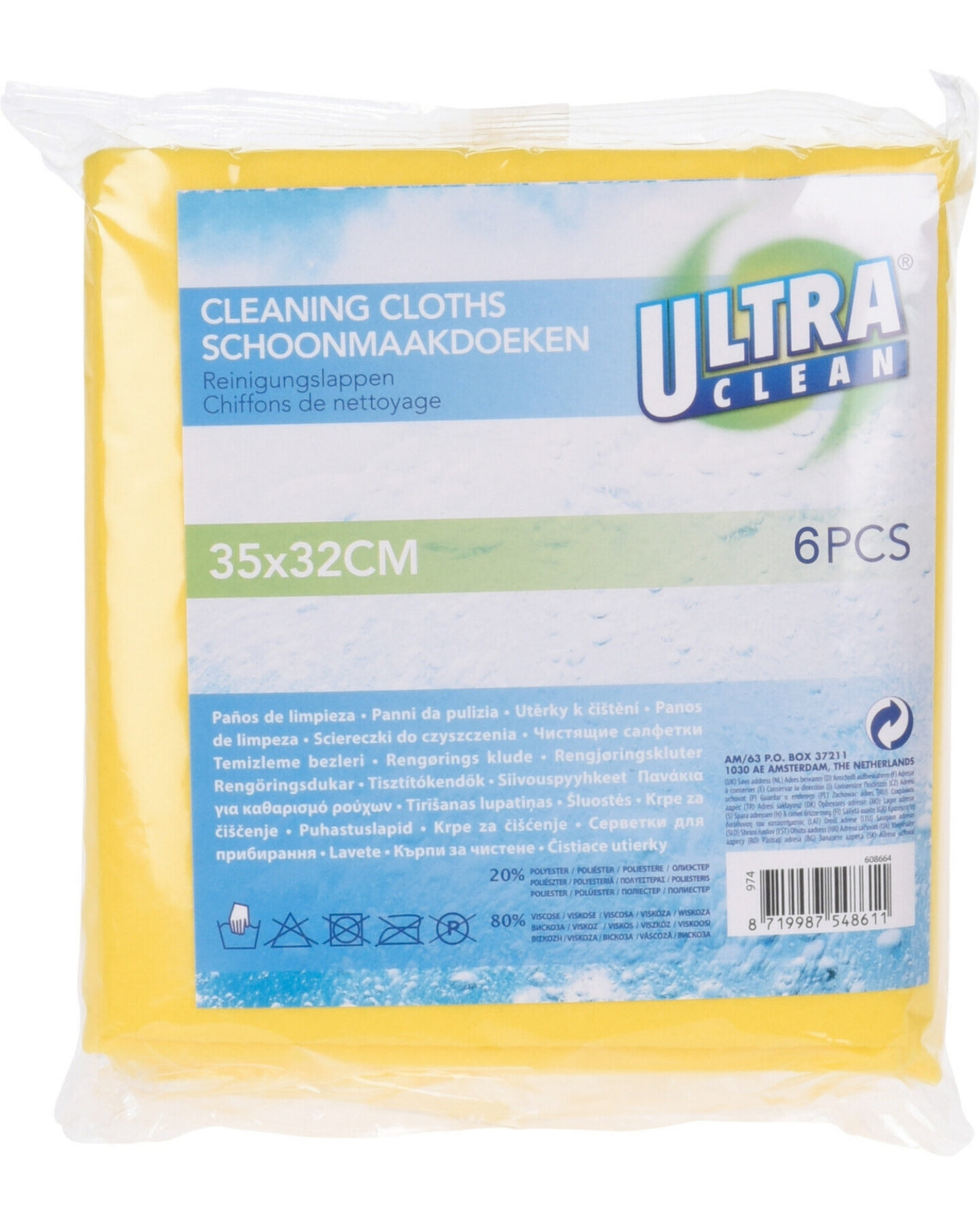 Rengørings klude 6stk