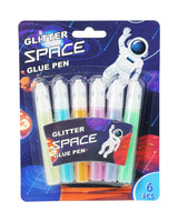 Glitterlim malepennesæt – 6 stk – 2 design