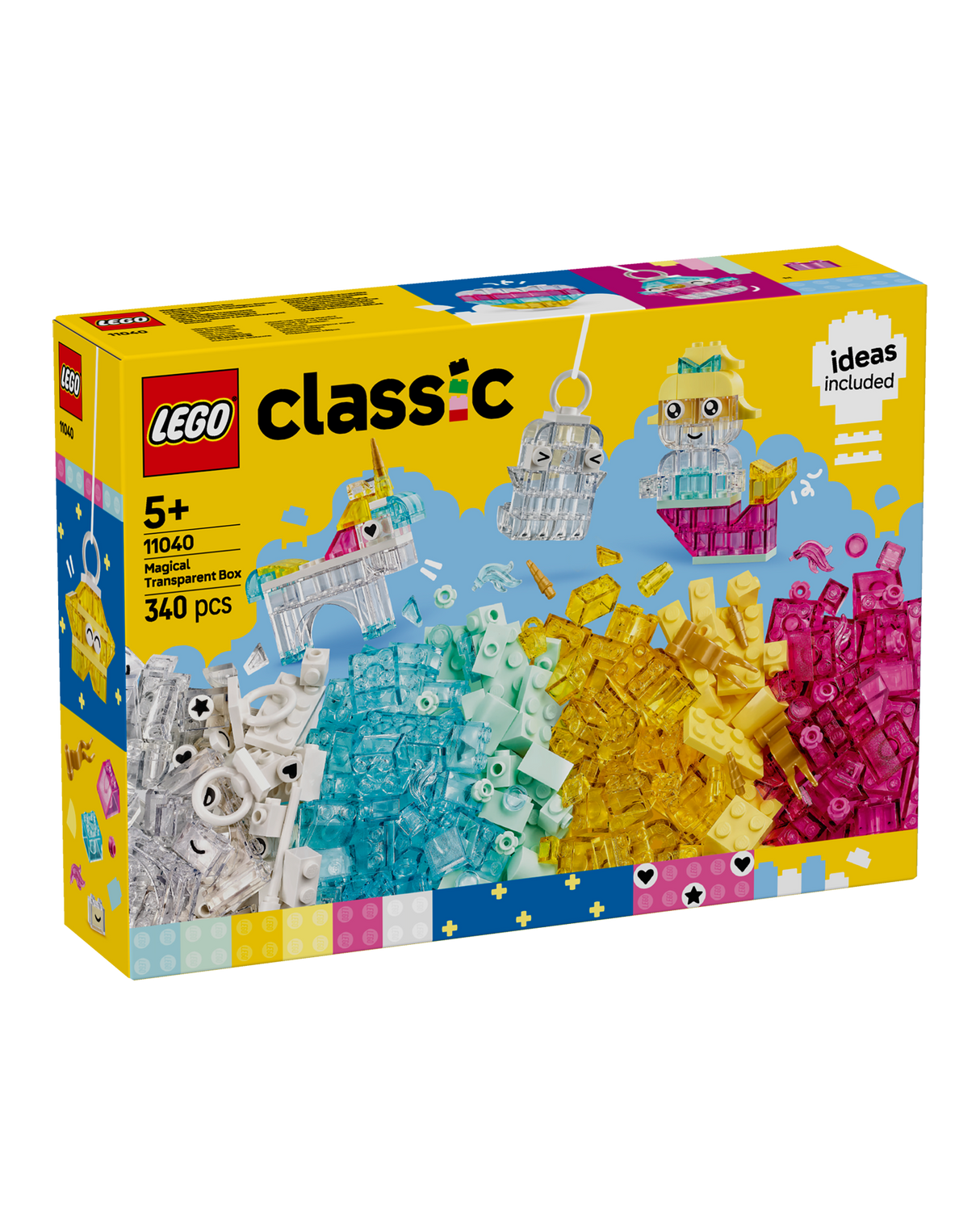 LEGO 11040 Magiske gennemsigtige klodser - LEGO Classic Basic