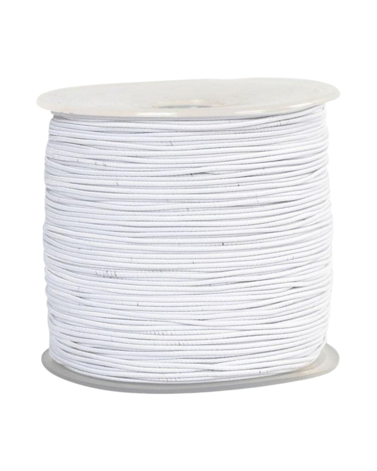 Elastic cord, thickness 1 mm, white, PR. M.