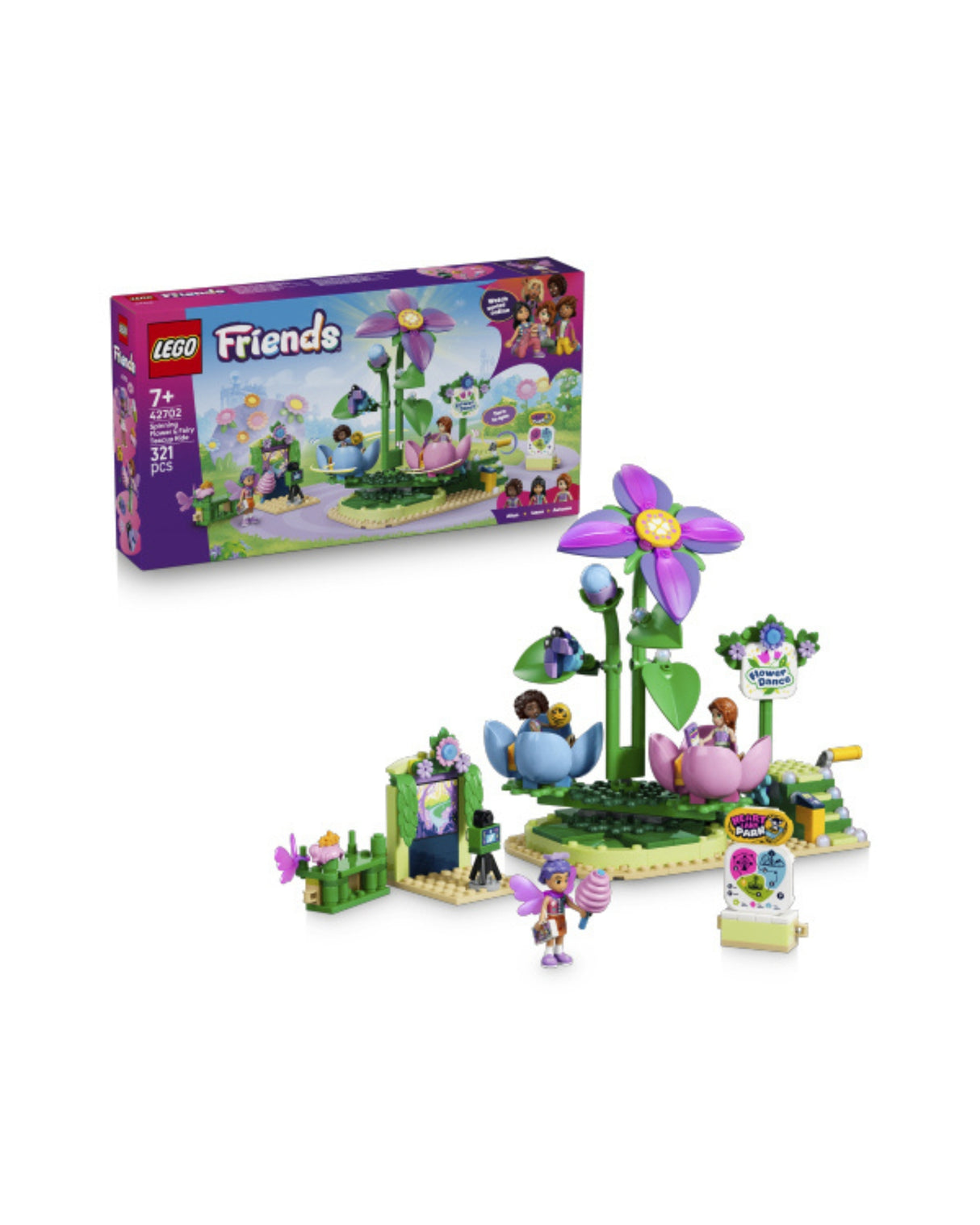 LEGO 42702 Tekop-karrusel med blomster og feer - LEGO Friends 42702