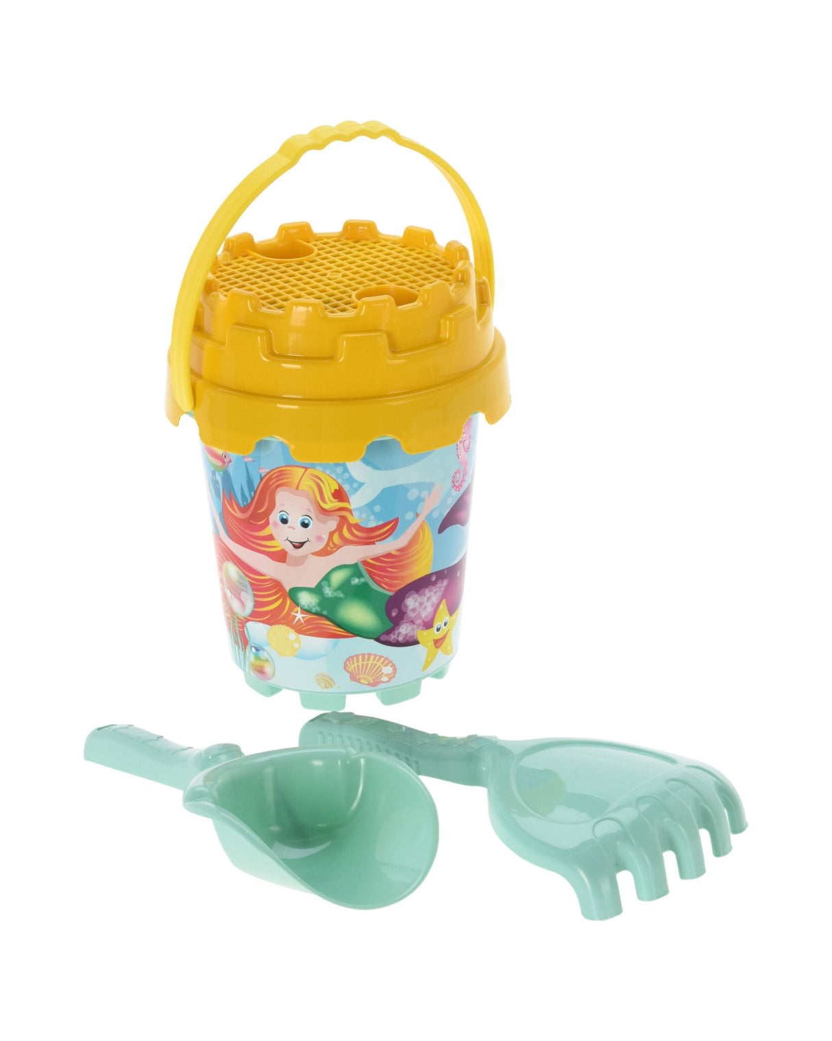 Strandlegetøjssæt med spand – 4 dele
