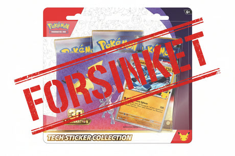 Pokemon Tech Sticker Coll 30th - MAX 1 stk af hver pr kunde - Ekstra forsinket - Leveringsdato ikke kendt  ✨
