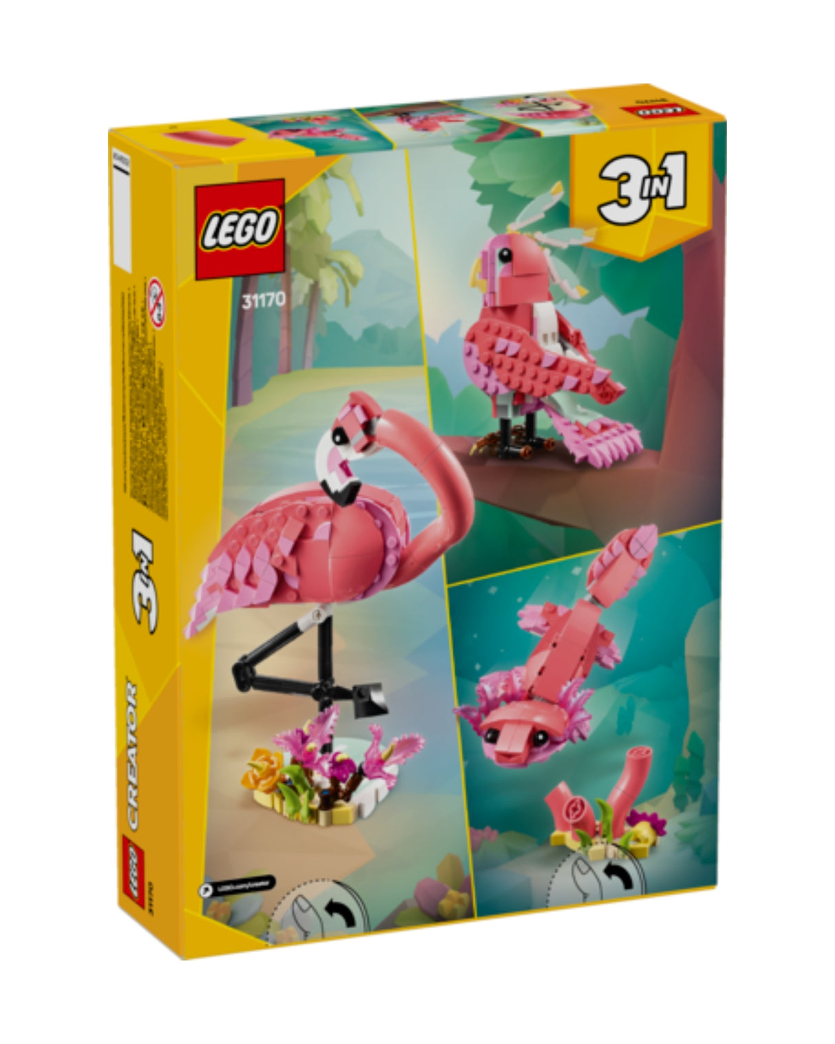 LEGO 31170 Wild Animals: Pink Flamingo - LEGO Creator Nature and Animals