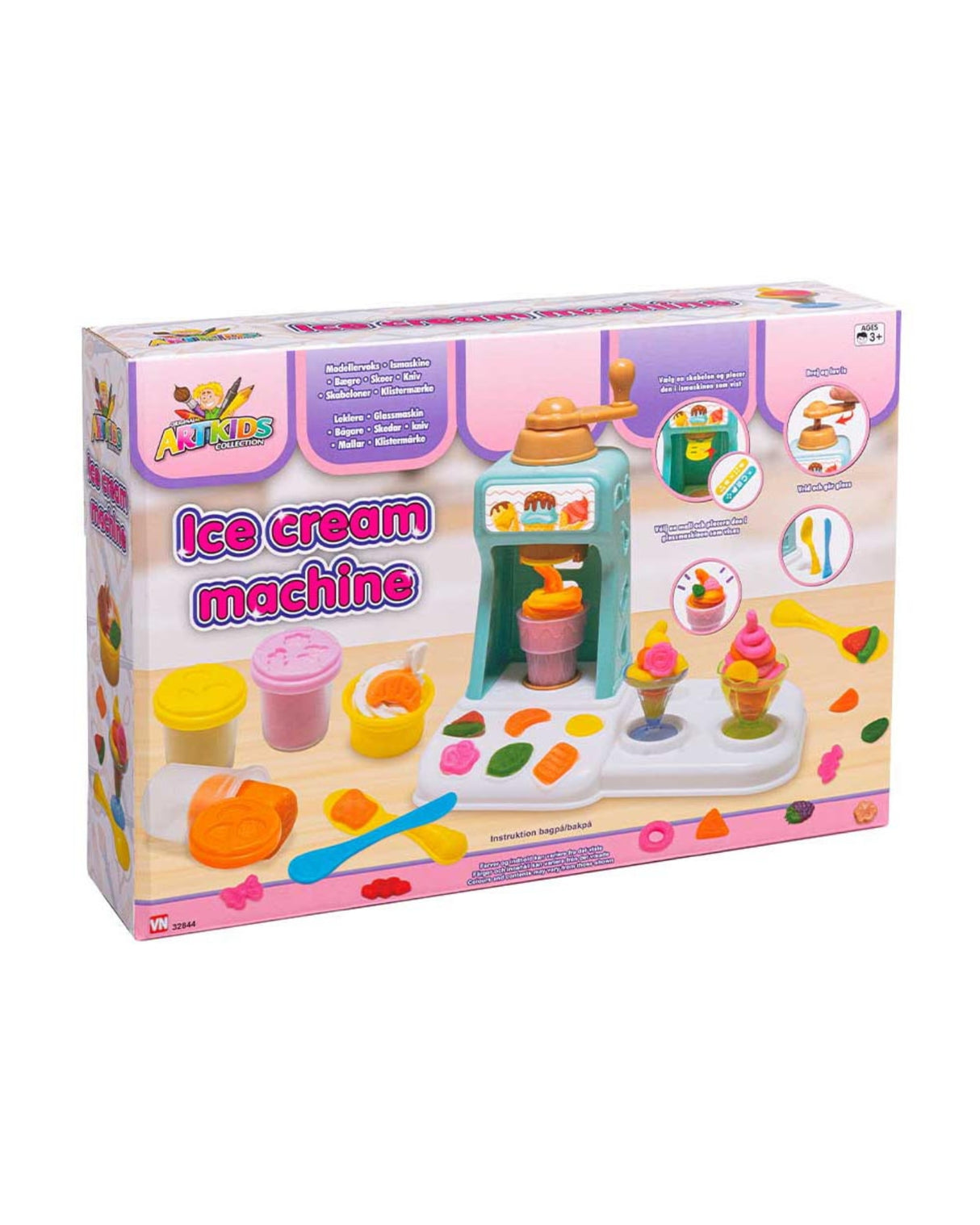 Modellervokssæt Ismaskine