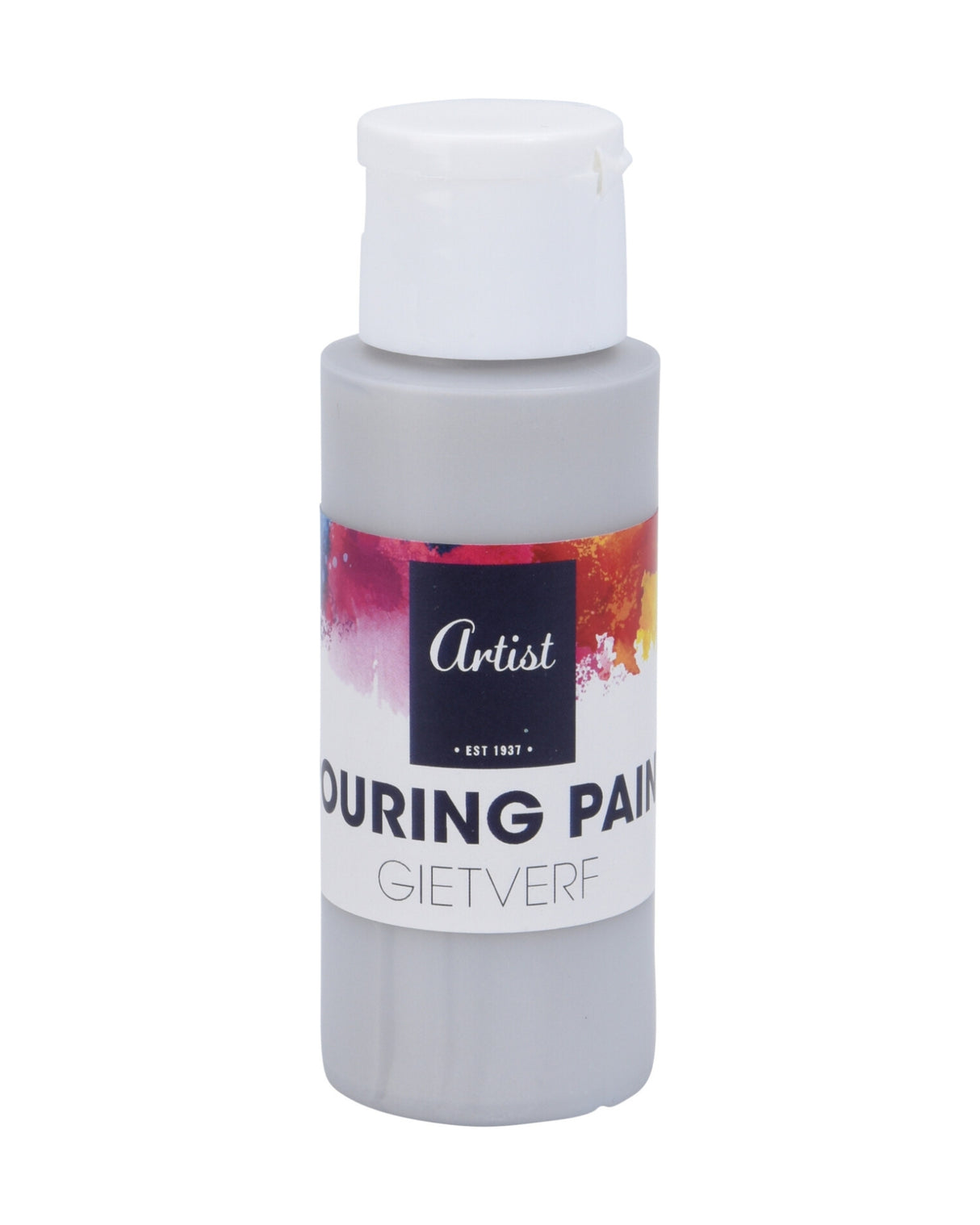 Acryl maling sæt - 4 farver + 2 male plader