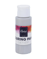 Acryl maling sæt - 4 farver + 2 male plader