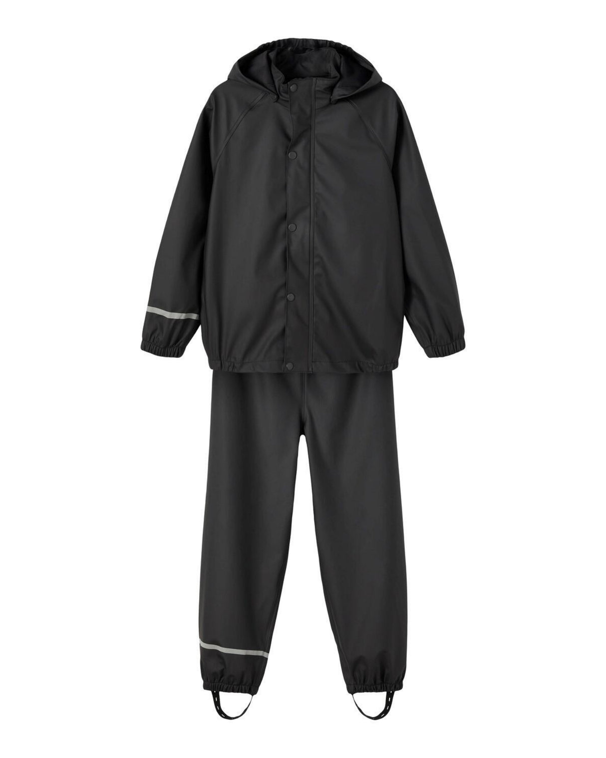 Sort - Black - Name it - Regnsæt - 13177542