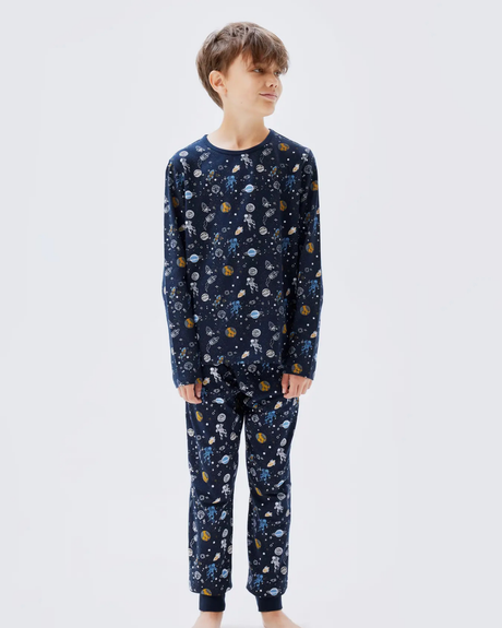 Green - Agave Green - Name it - Pajama set - Rib - Dino - 13233002