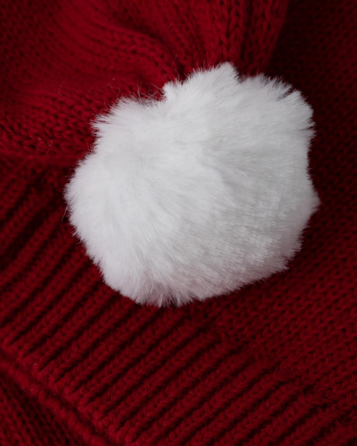 Rød - jester red - name it - baby strik nissehue- 13196940