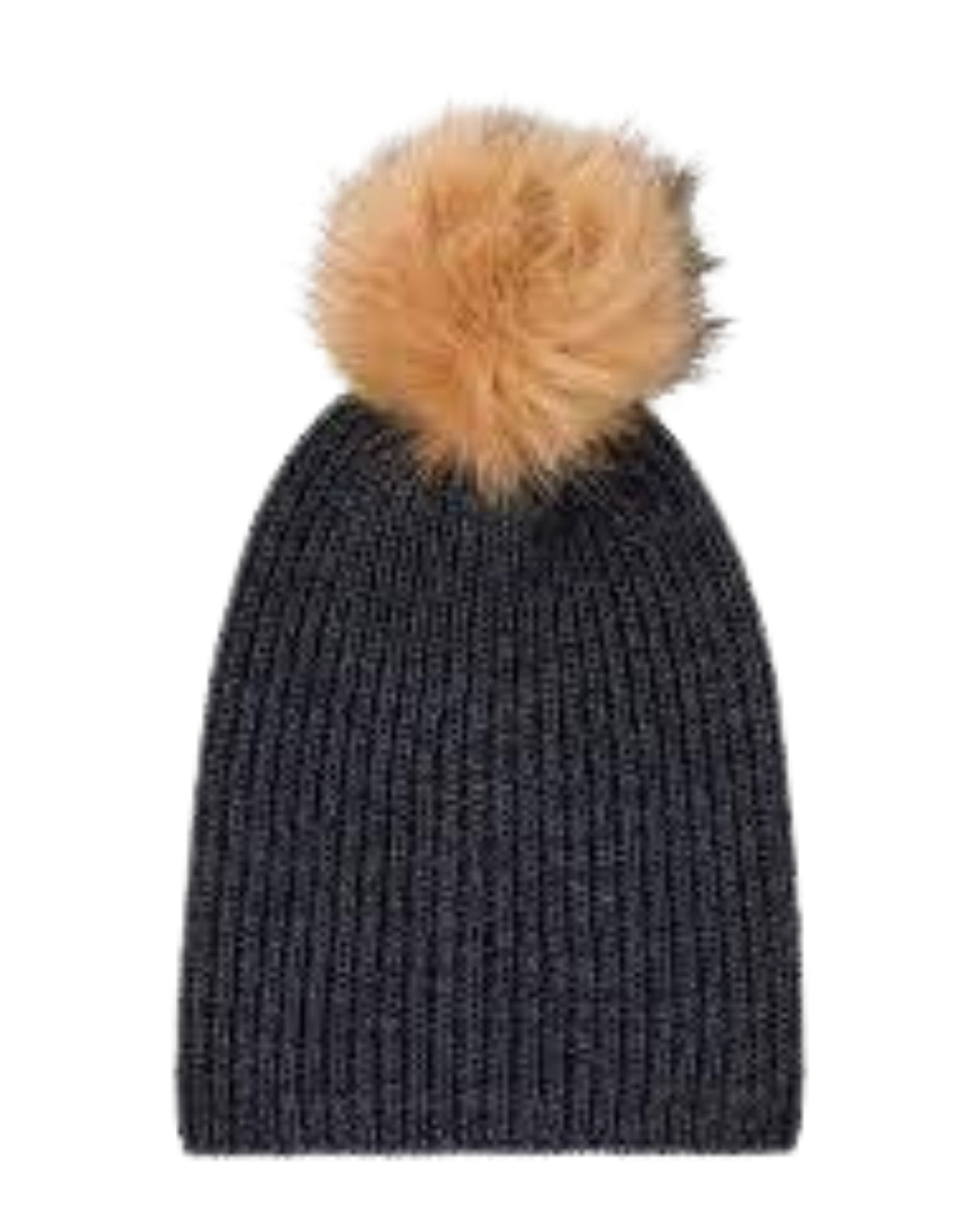 Grå/blå Name it merinould hue med kvast - 13201875