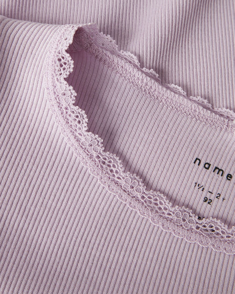 Lyserød - Windsome Orchid - Name it - T-shirt - 13203744