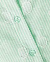 Grøn - green ash - name it - stribet skjorte - 13214132