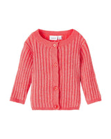 Hibiscus rød Name it strik cardigan - 13217755
