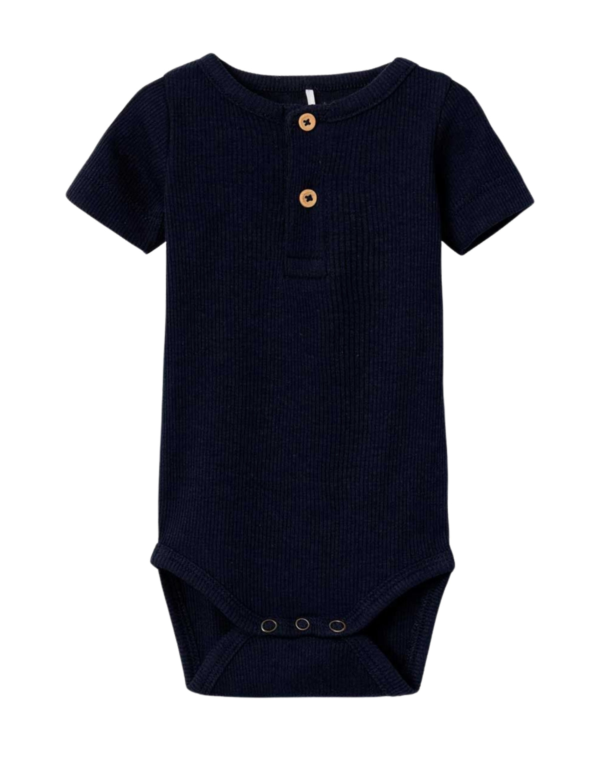 Navy - Dark Sapphire - Name it - Bodystocking - korteærmer - Rib - 13218874