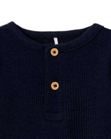 Navy - Dark Sapphire - Name it - Bodystocking - korteærmer - Rib - 13218874