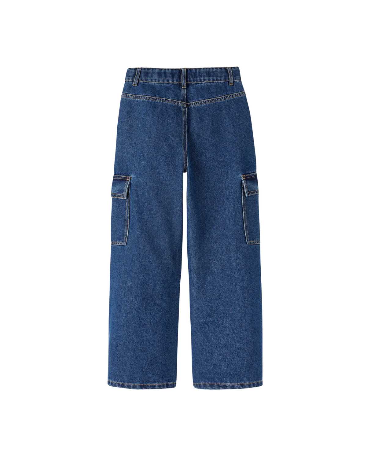 Blå - Dark Blue Demin - Name it - Cargo Jeans - 13220709