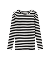 Stribet - Black/stribe - Name it - bluse - 13225149