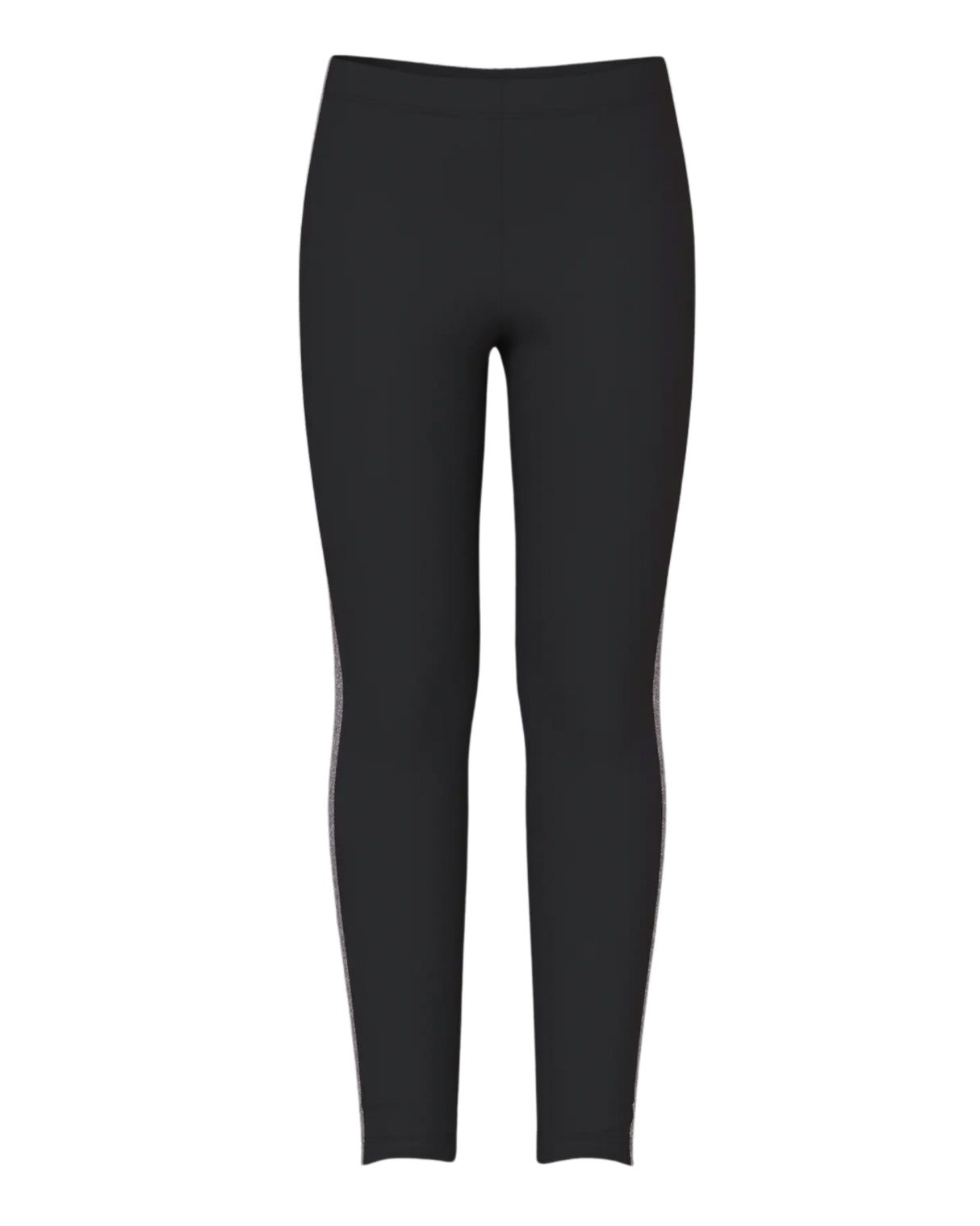 Sort - Black/Corsage - name it - leggings - med glimmer stribe - 13225485