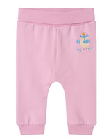 Pink - pastel lavender - Name it - sweat buks med ugle - 13226051