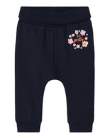 Blå - dark sapphire - Sweat buks men blomster - 13226051