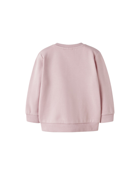 Lyserød - Burnished lilac - Name it - Sweatshirt med lynlås - Hjerte - 13226052