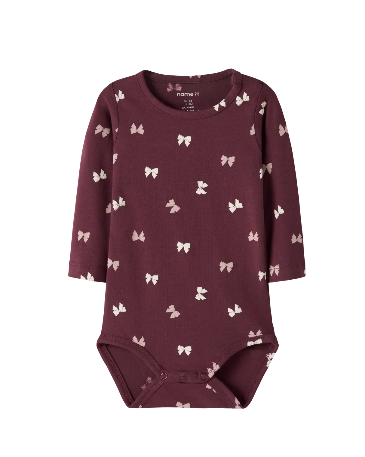 Name it Burgundy Bow Body - 13226054