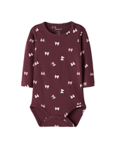 Name it Burgundy Bow Body - 13226054
