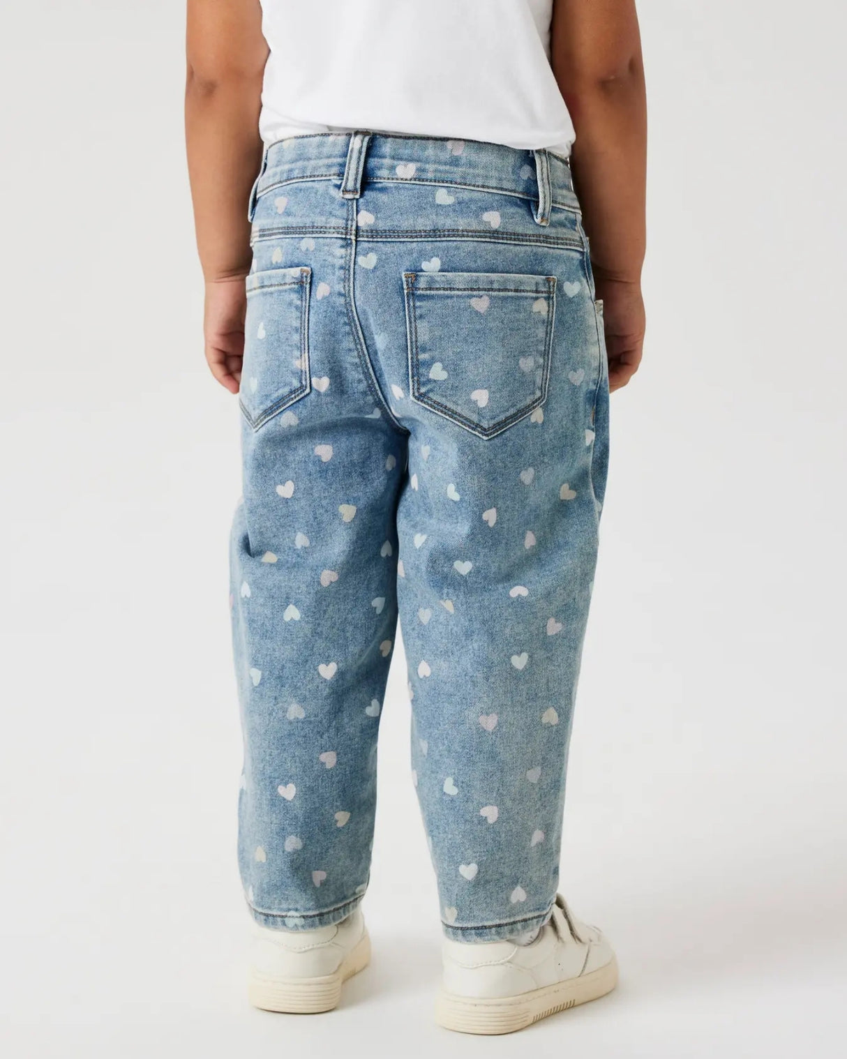 Blå - Denim Blue - Name it - Jeans - hjerter - 13227368