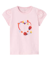 Lyserød - Parfait Pink - Name It - T-shirt - 13227931