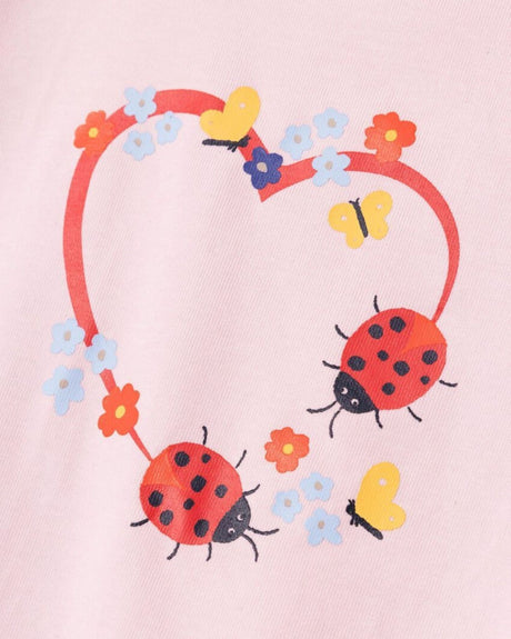 Lyserød - Parfait Pink - Name It - T-shirt - 13227931